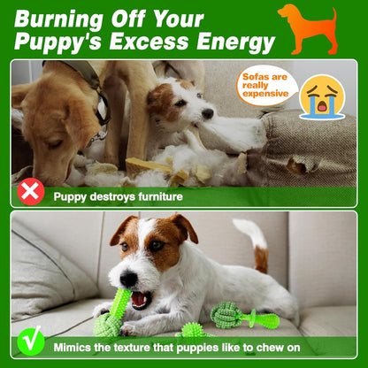 Durable Chew Rope for Small Dogs - Dental Health & Teething Relief