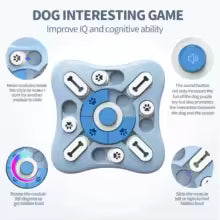 Interactive Puzzle Feeder for Small Dogs - Mental Stimulation & Slow Feeding