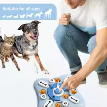 Interactive Puzzle Feeder for Small Dogs - Mental Stimulation & Slow Feeding